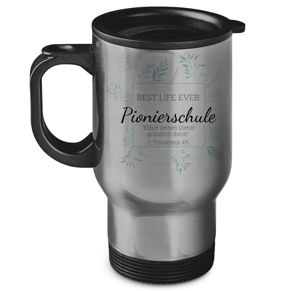 Pionierschule - Best Life Ever - JW Edelstahl-Thermobecher - Personalisierbar