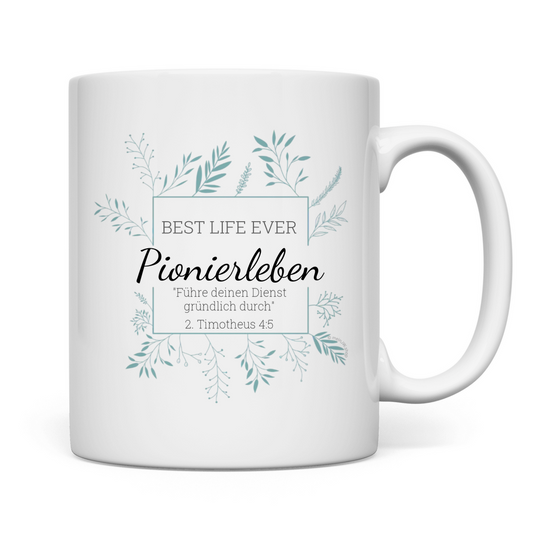 Pionierleben Tasse - JW Tasse Geschenk - Personalisierbar