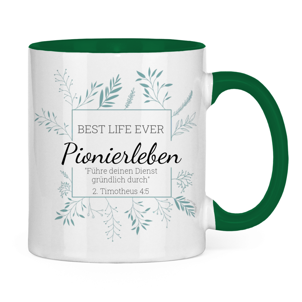 Pionierleben Tasse - JW Tasse Geschenk - Personalisierbar