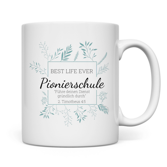 Pionierschule Tasse - JW Geschenk - Personalisierbar