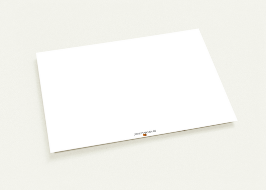 Postkarte zur Taufe - Alles Liebe zur Taufe (Eukalyptus)