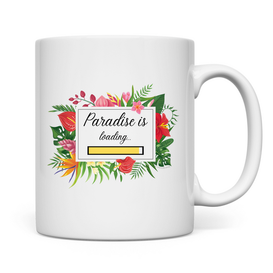 Paradise is loading - JW Tasse Geschenk - 12 Farben