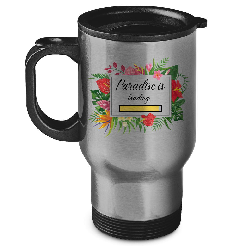 Paradise is loading - JW Edelstahl-Thermobecher - 2 Farben