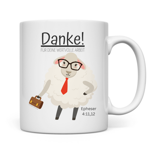 Danke für deine wertvolle Arbeit - JW Tasse - 12 Farben