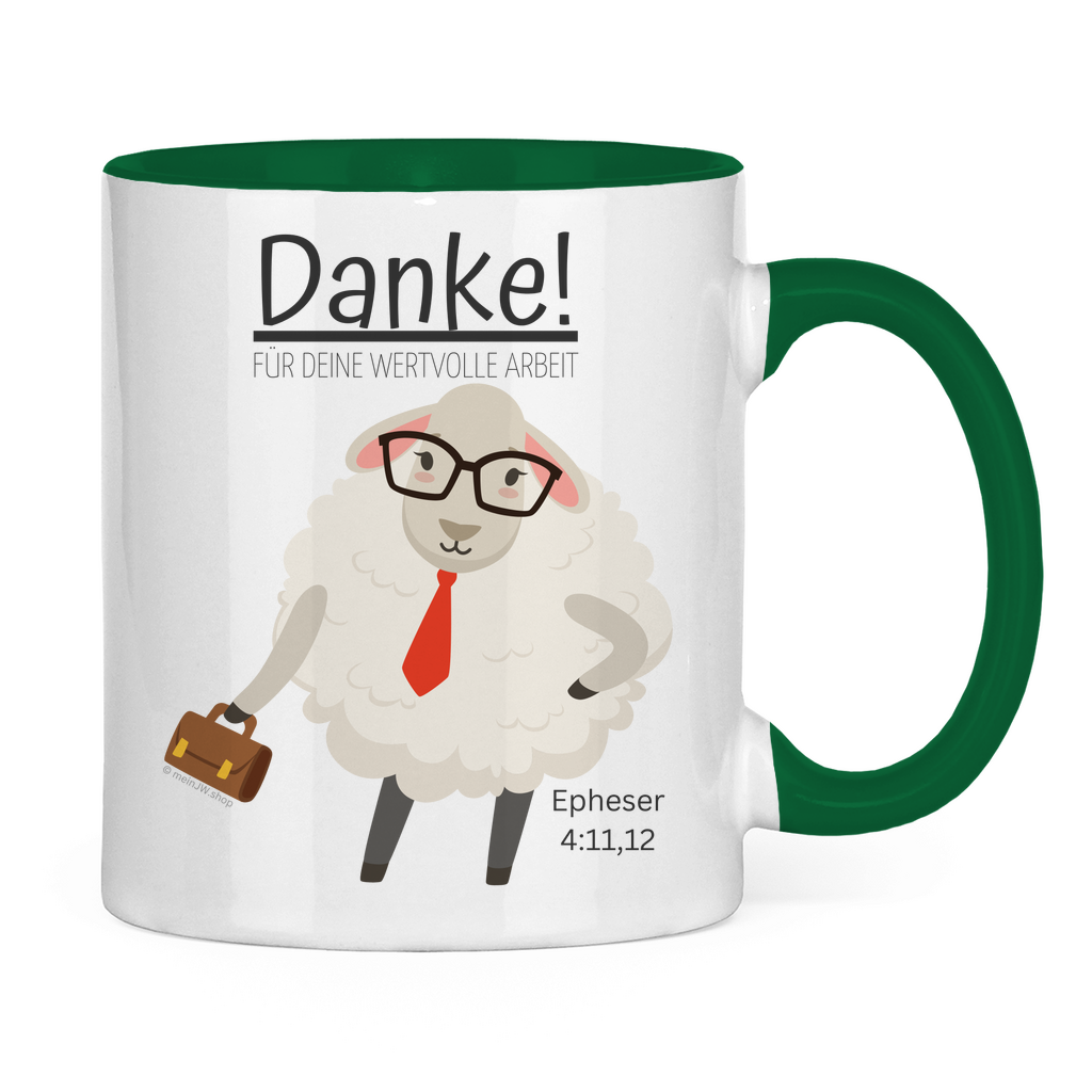 Danke für deine wertvolle Arbeit - JW Tasse - 12 Farben