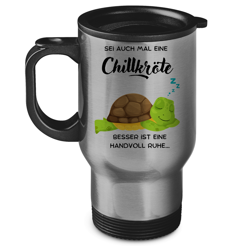 Chillkröte - JW Edelstahl-Thermobecher - 2 Farben