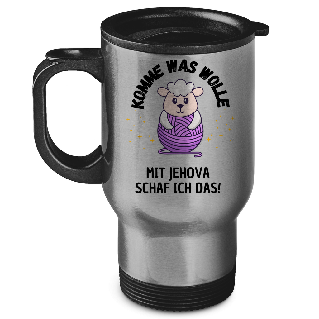 Komme was Wolle - JW Edelstahl-Thermobecher - 2 Farben