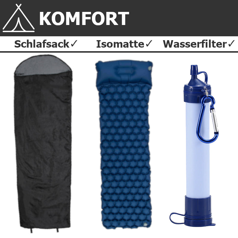 Fluchtrucksack KOMFORT-80 (Notfallrucksack für 1 Person)