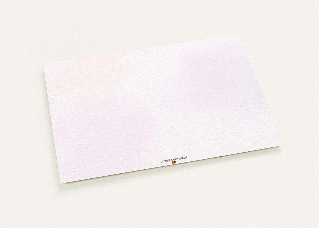 Postkarte zur Taufe - Alles Liebe (Lila)