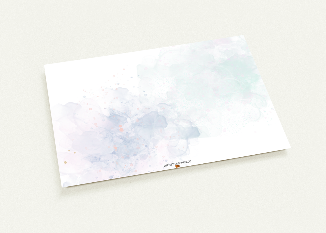 Postkarte zur Taufe - Herzlich Willkommen