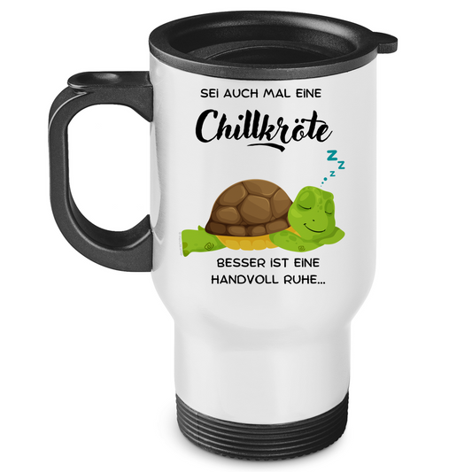 Chillkröte - JW Edelstahl-Thermobecher - 2 Farben