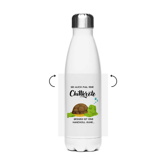 Chillkröte - JW Edelstahl-Thermoflasche - 7 Farben