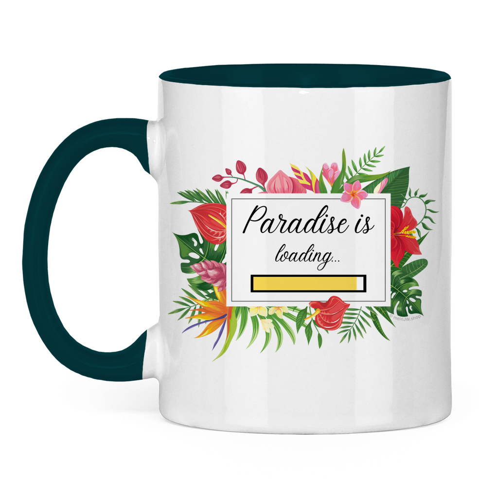 Paradise is loading - JW Tasse Geschenk -  12 Farben