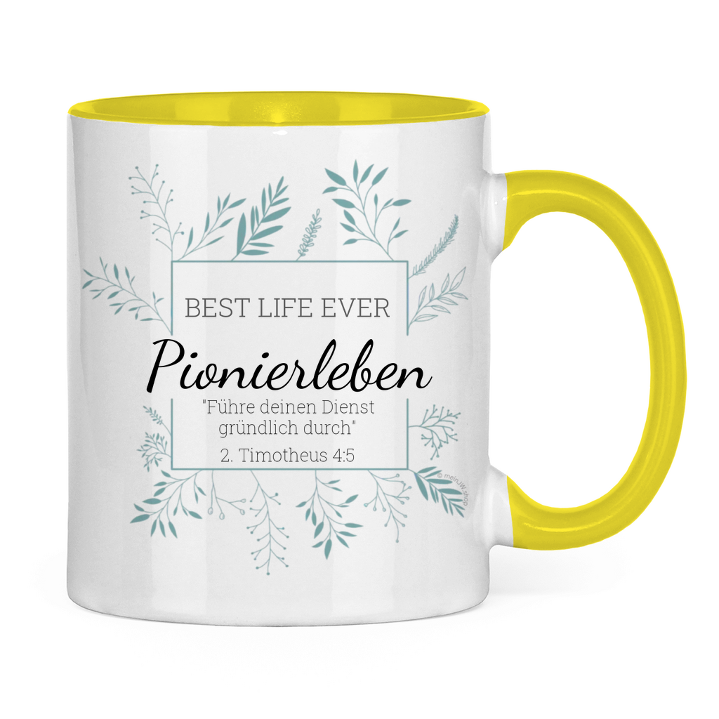 Pionierleben Tasse - JW Tasse Geschenk - Personalisierbar