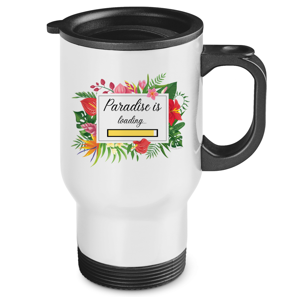 Paradise is loading - JW Edelstahl-Thermobecher - 2 Farben