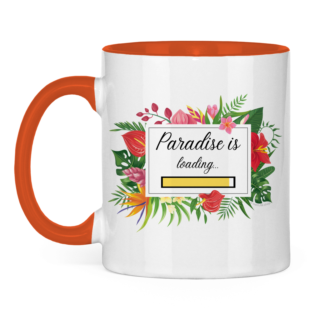 Paradise is loading - JW Tasse Geschenk -  12 Farben