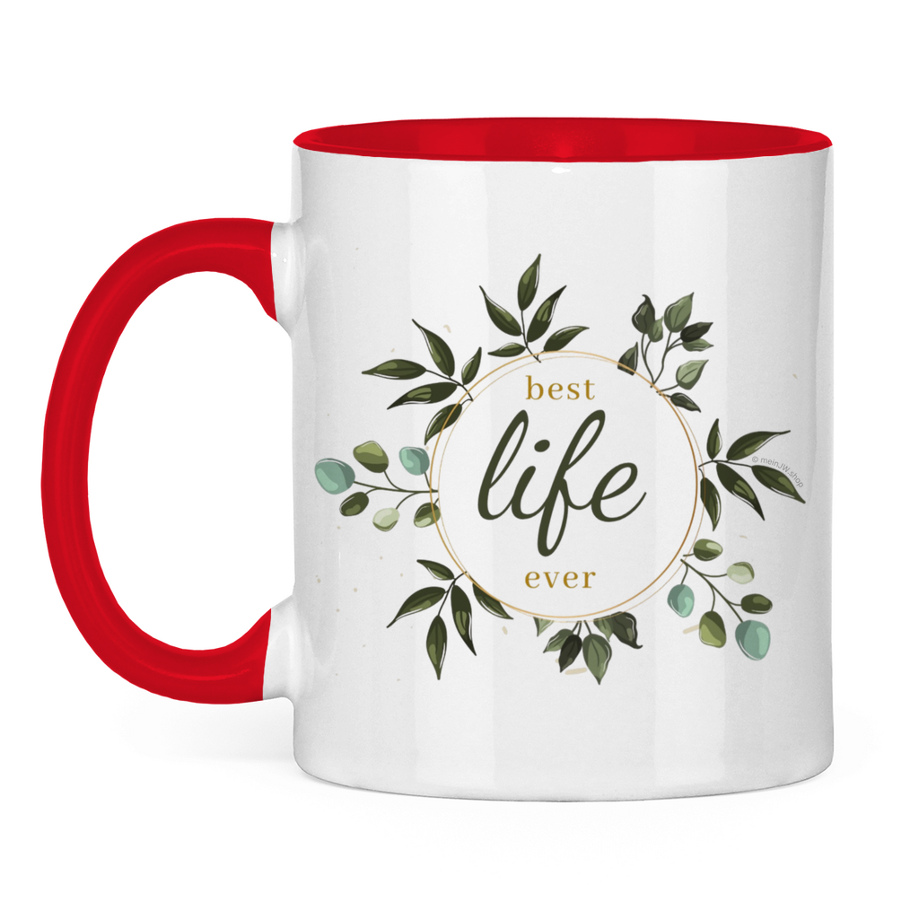 Best Life Ever - JW Tasse Geschenk -  12 Farben