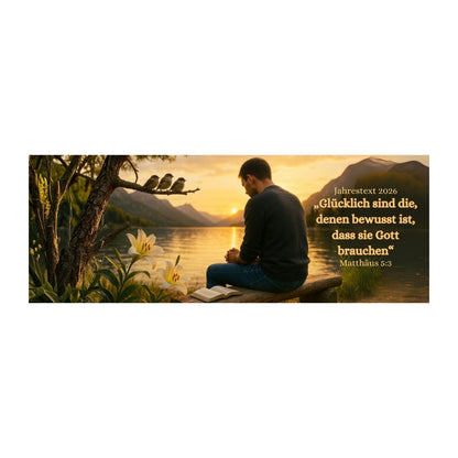 10 Lesezeichen Jahrestext 2026 mit Bibelleseplan