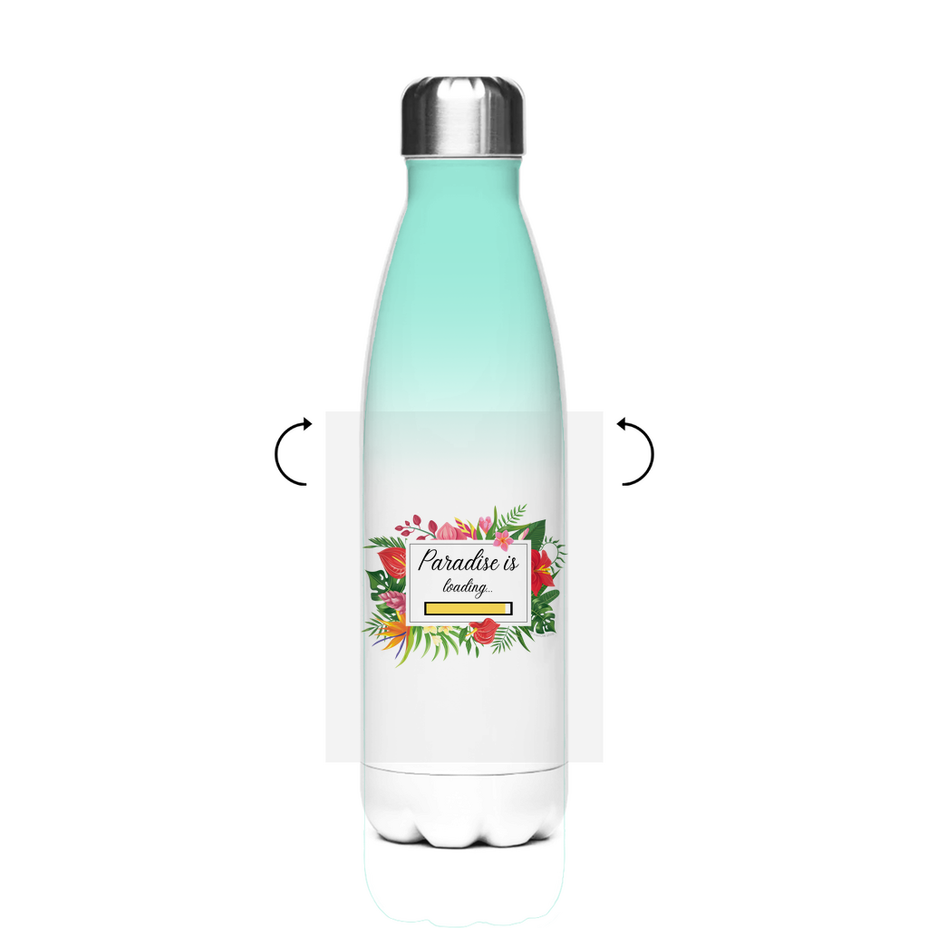 Paradies is loading - JW Edelstahl-Thermoflasche - 7 Farben