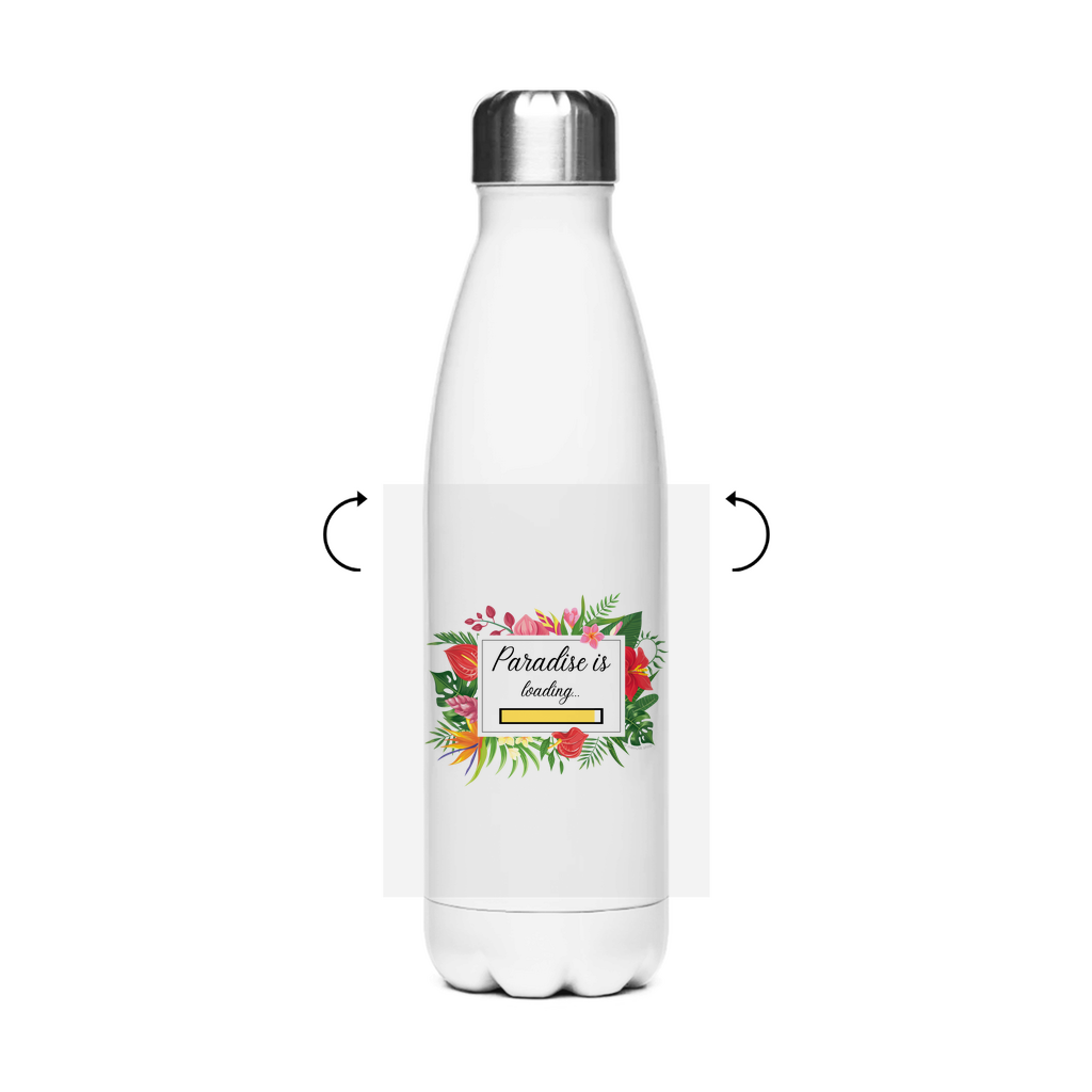 Paradies is loading - JW Edelstahl-Thermoflasche - 7 Farben