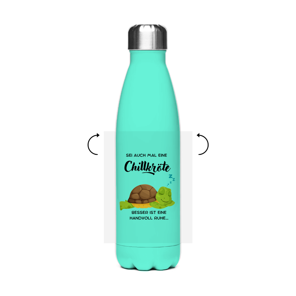 Chillkröte - JW Edelstahl-Thermoflasche - 7 Farben
