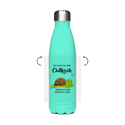 Chillkröte - JW Edelstahl-Thermoflasche - 7 Farben