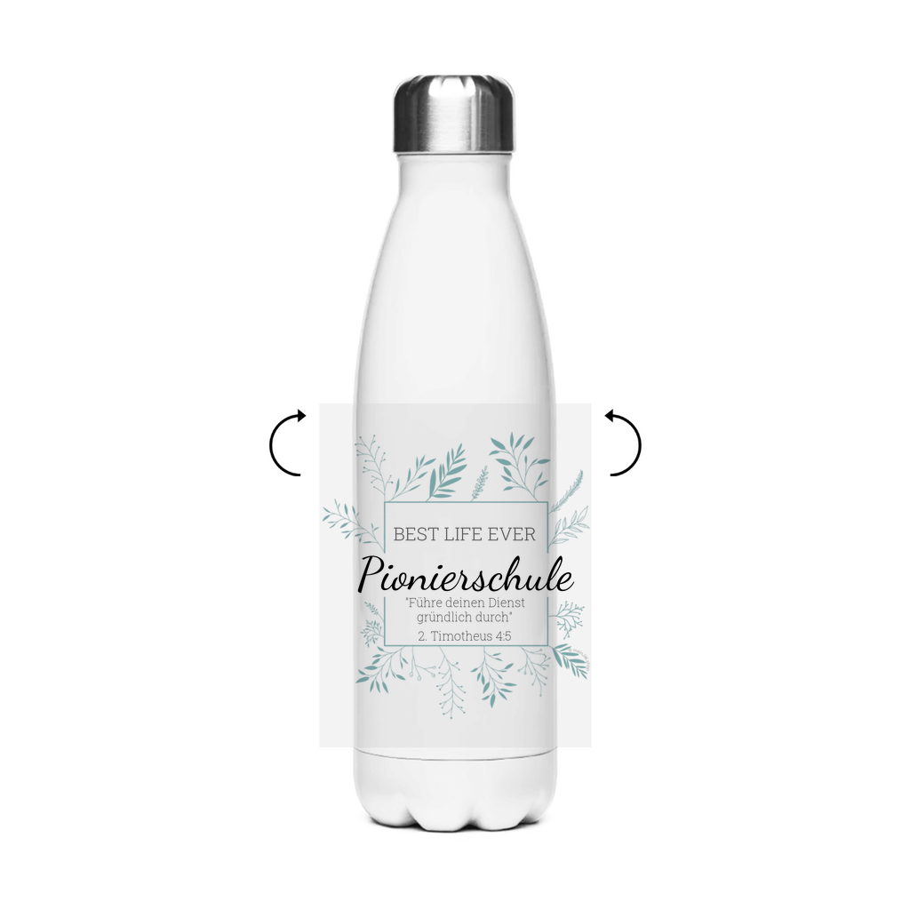 Pionierschule - Best Life Ever - JW Edelstahl-Thermoflasche - Personalisierbar