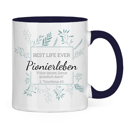 Pionierleben Tasse - JW Tasse Geschenk - Personalisierbar