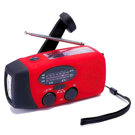 Kurbelradio Solar - Taschenlampe - Powerbank