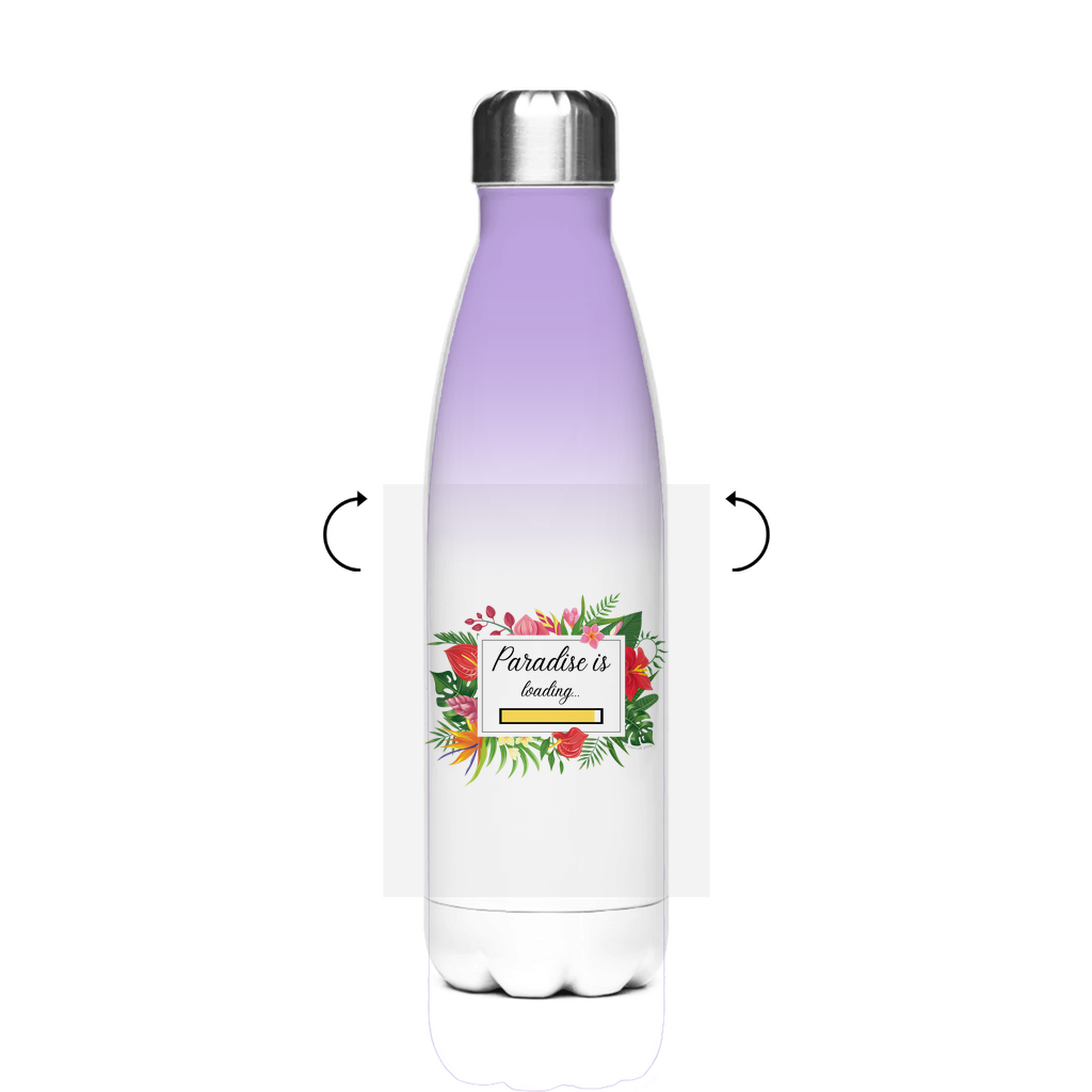 Paradies is loading - JW Edelstahl-Thermoflasche - 7 Farben