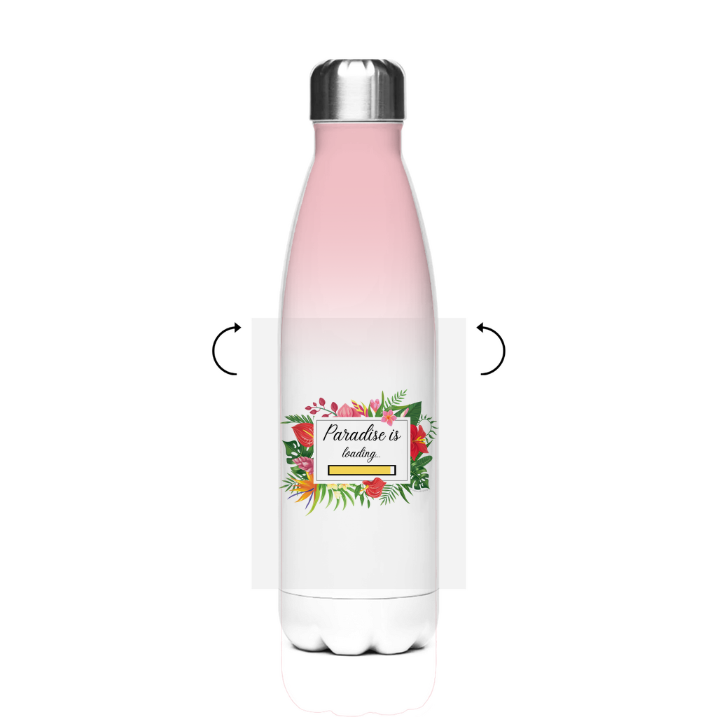 Paradies is loading - JW Edelstahl-Thermoflasche - 7 Farben