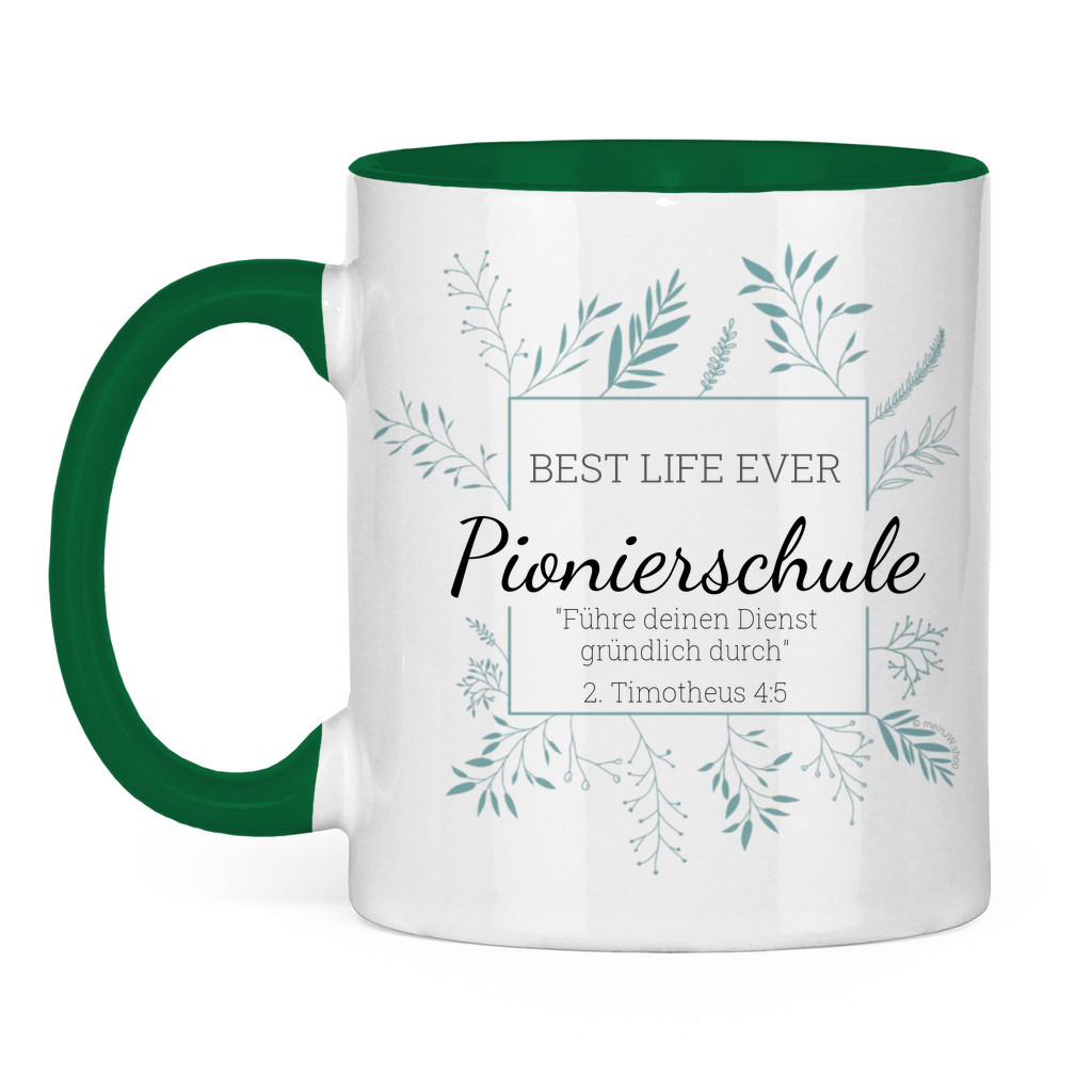 Pionierschule Tasse - JW Geschenk - Personalisierbar