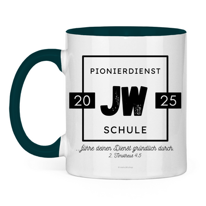 Pionierdienstschule 2025 - JW Tasse - 12 Farben