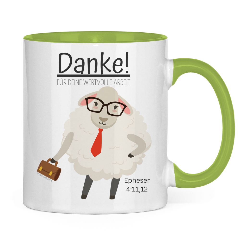 Danke für deine wertvolle Arbeit - JW Tasse - 12 Farben