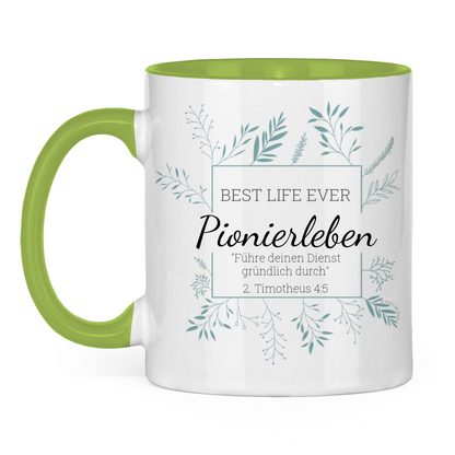 Pionierleben Tasse - JW Tasse Geschenk - Personalisierbar