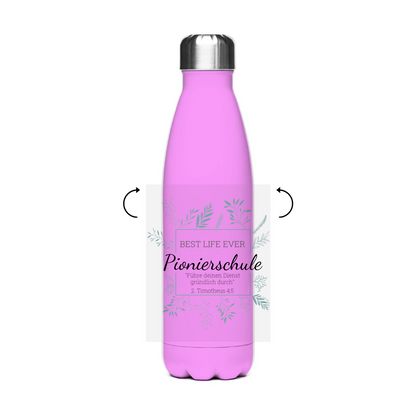 Pionierschule - Best Life Ever - JW Edelstahl-Thermoflasche - Personalisierbar