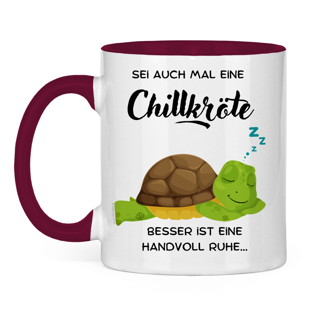 Chillkröte - JW Tasse Geschenk -  12 Farben