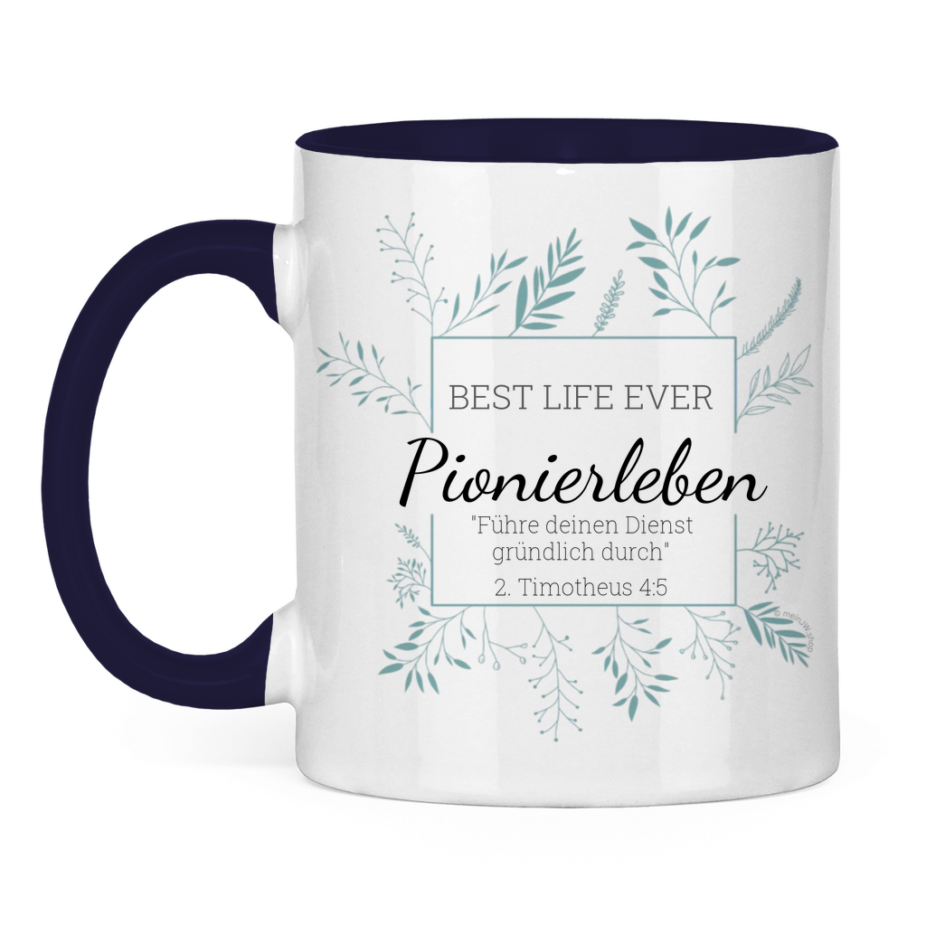 Pionierleben Tasse - JW Tasse Geschenk - Personalisierbar