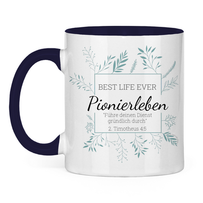 Pionierleben Tasse - JW Tasse Geschenk - Personalisierbar