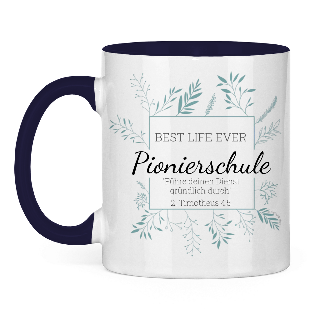 Pionierschule Tasse - JW Geschenk - Personalisierbar
