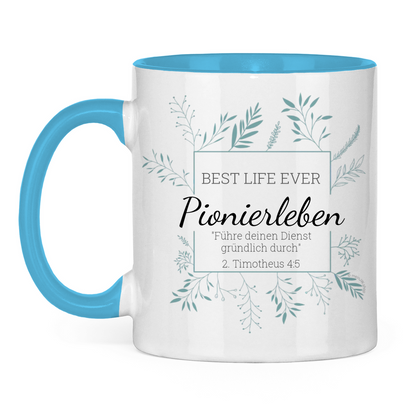 Pionierleben Tasse - JW Tasse Geschenk - Personalisierbar