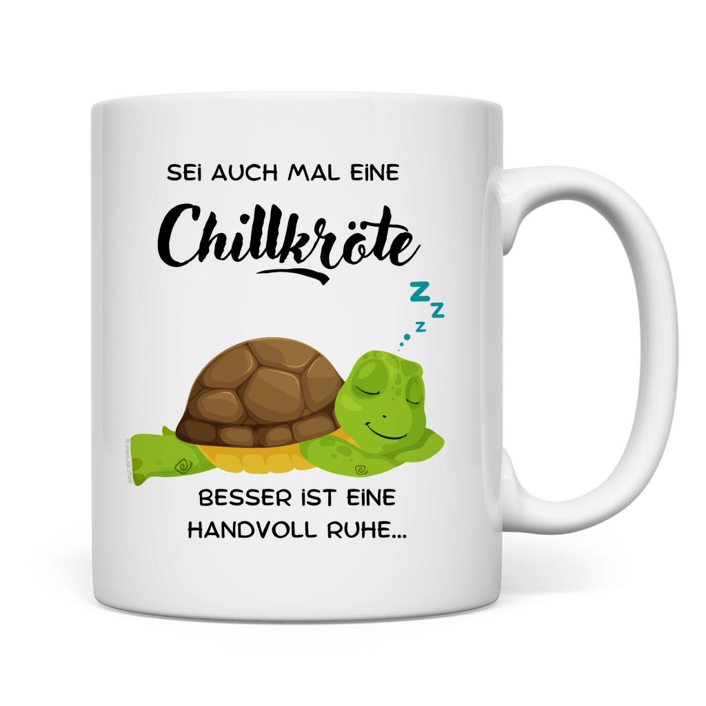 Chillkröte - JW Tasse Geschenk -  12 Farben