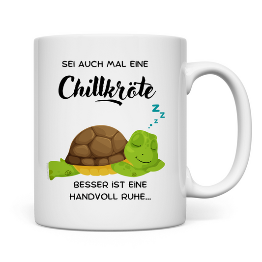 Chillkröte - JW Tasse Geschenk -  12 Farben