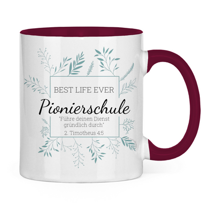 Pionierschule Tasse - JW Geschenk - Personalisierbar