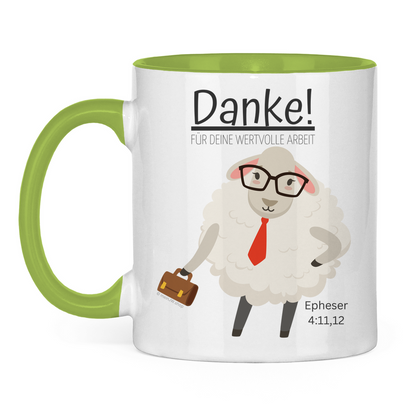 Danke für deine wertvolle Arbeit - JW Tasse - 12 Farben