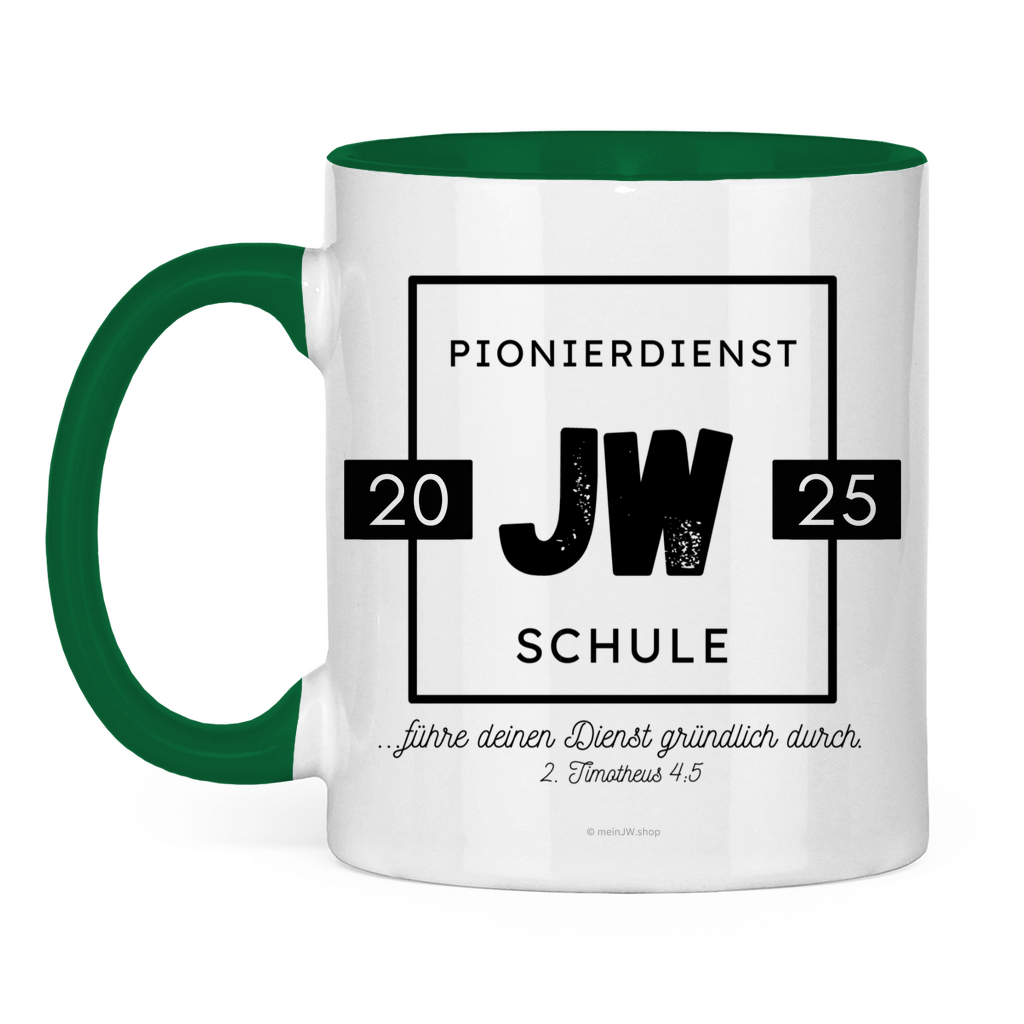 Pionierdienstschule 2025 - JW Tasse - 12 Farben