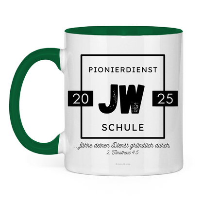 Pionierdienstschule 2025 - JW Tasse - 12 Farben