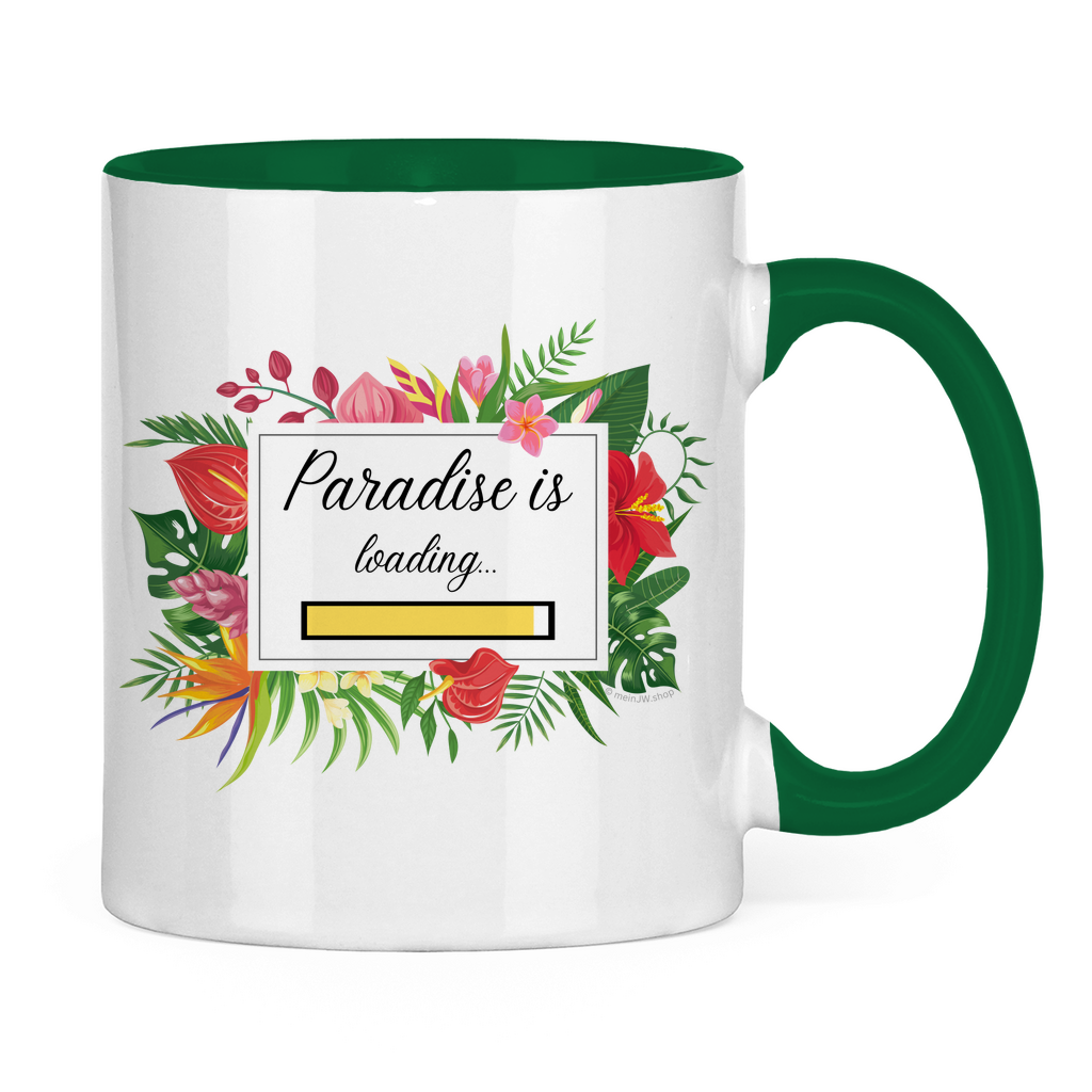 Paradise is loading - JW Tasse Geschenk -  12 Farben