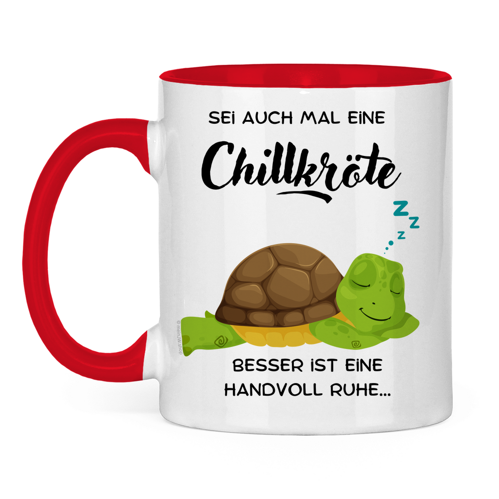 Chillkröte - JW Tasse Geschenk -  12 Farben