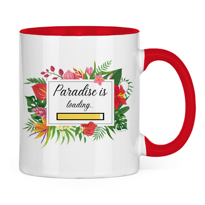Paradise is loading - JW Tasse Geschenk -  12 Farben